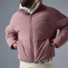 Stretch geweven street-puffer - Woodrose