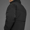 Stretch geweven Street Puffer - Zwart