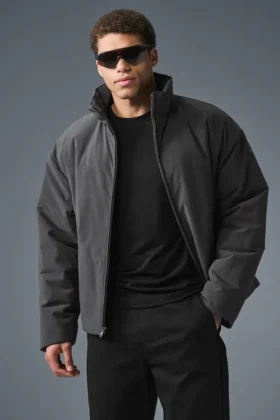 Stretch Woven Notable-jas - Anthracite