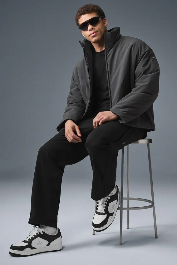 Stretch Woven Notable-jas - Anthracite