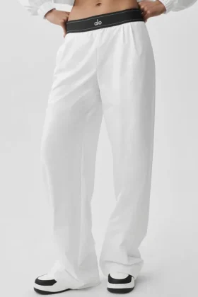 Suit up-broek (lang) - Wit/Zwart