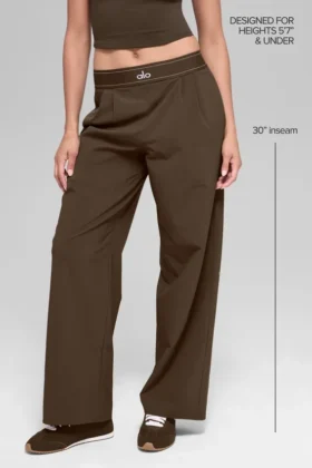 Suit up-broek (Regular) – Espresso