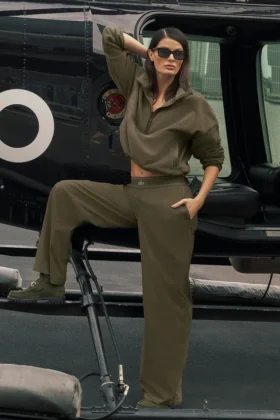 Suit up-broek (Regular) - Olive Tree