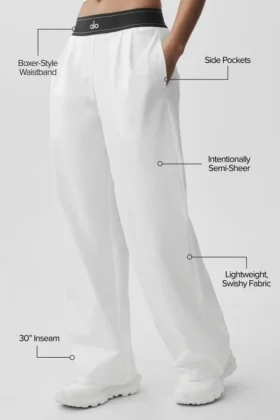 Suit up-broek (Regular) – White/Black