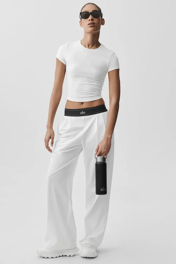 Suit up-broek (Regular) - White/Black