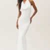 Summer Soiree halter maxi-jurk - wit