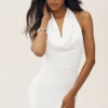 Summer Soiree halter maxi-jurk - wit