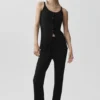 Sunlit-trui met knoopsluiting - Zwart