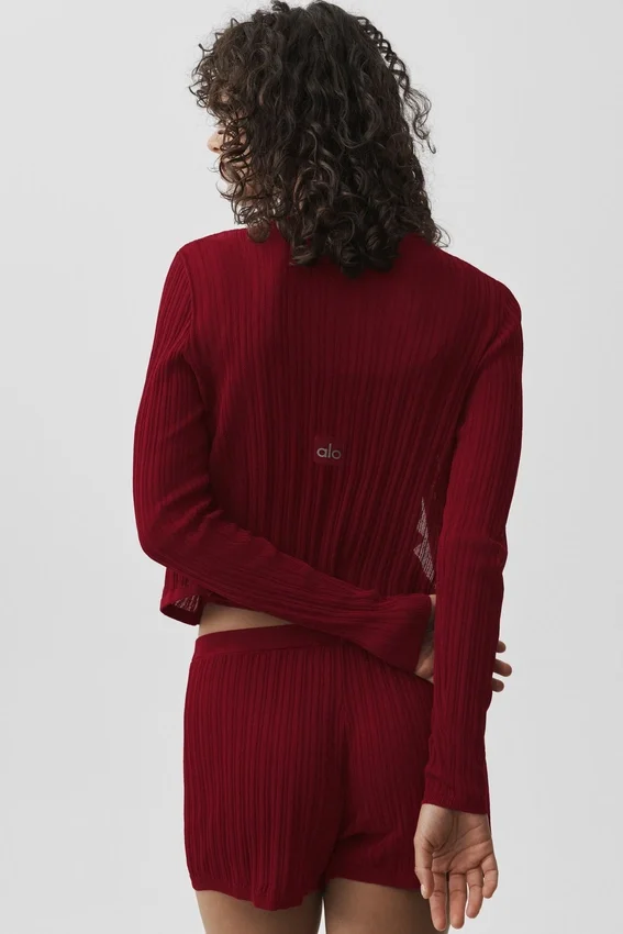 Sunlit-trui – Summer Romance Red
