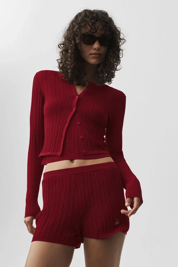 Sunlit-trui – Summer Romance Red