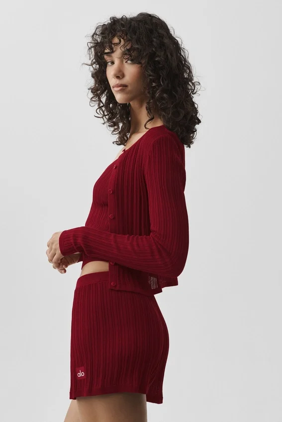 Sunlit-trui – Summer Romance Red