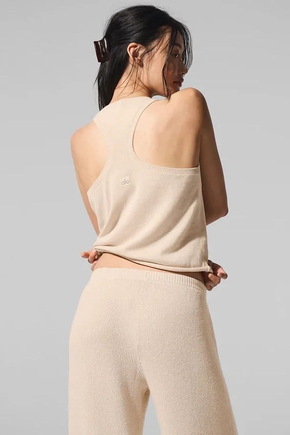 Supernatural Sweater Henley-top - Macadamia