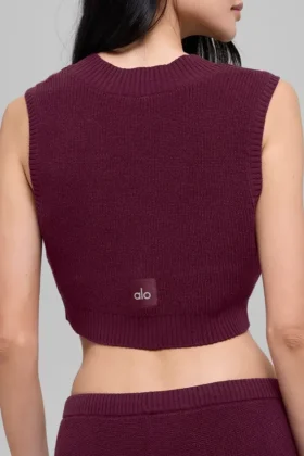 Supernatural Sweater Top – Bordeauxrood