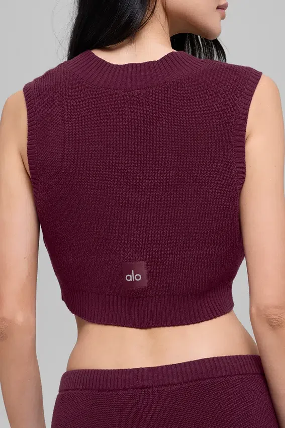 Supernatural Sweater Top - Bordeauxrood