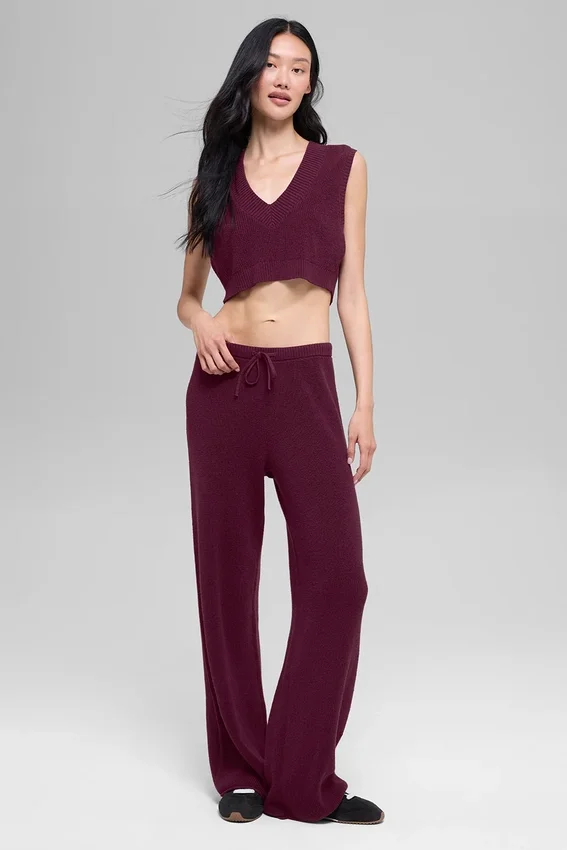 Supernatural Sweater Top - Bordeauxrood