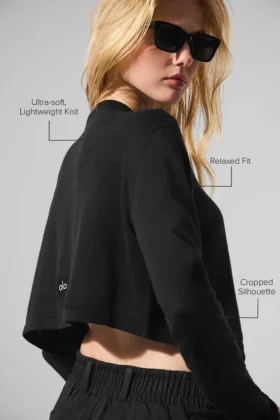 Supernatural Truien Cardigan – Zwart