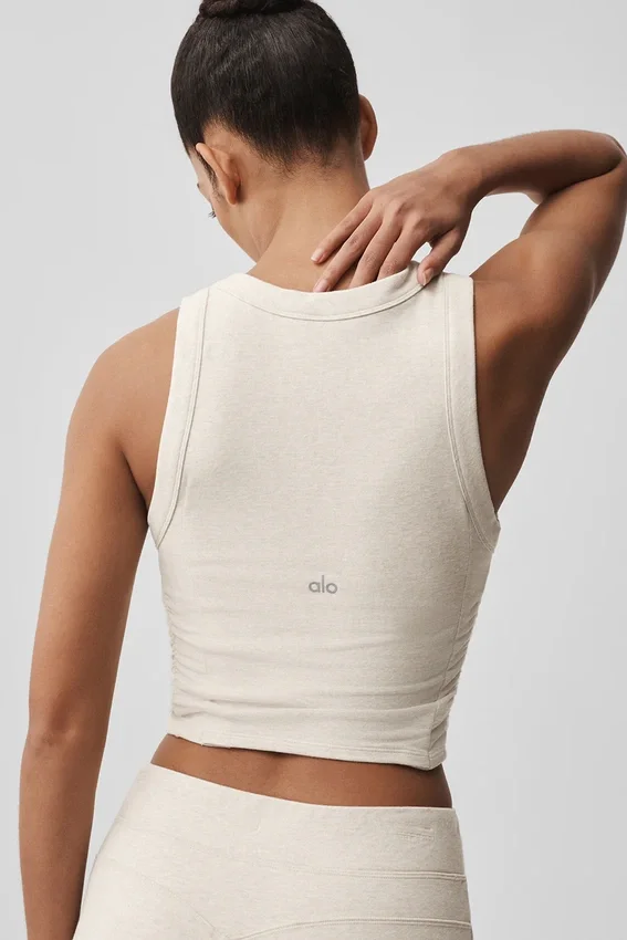 Sway Bra Tank - Oatmeal Heather