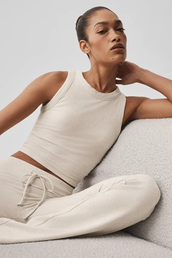 Sway Bra Tank - Oatmeal Heather