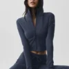 Sway-hoodie met volledige rits - Navy