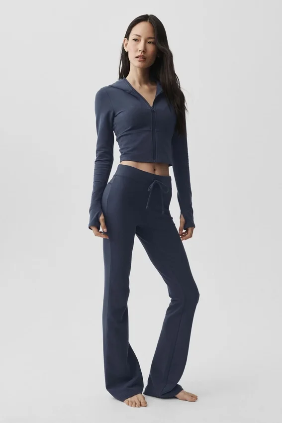Sway-hoodie met volledige rits - Navy