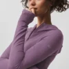 Sway-hoodie met volledige rits - Plum Kiss