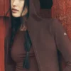 Sway-hoodie met volledige ritssluiting - Brownstone