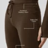 Sway joggingbroek met bootcut - Espresso