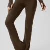 Sway joggingbroek met bootcut - Espresso