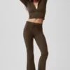 Sway joggingbroek met bootcut - Espresso