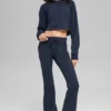 Sway joggingbroek met bootcut - marineblauw