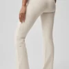 Sway-joggingbroek met bootcut - Oatmeal Heather