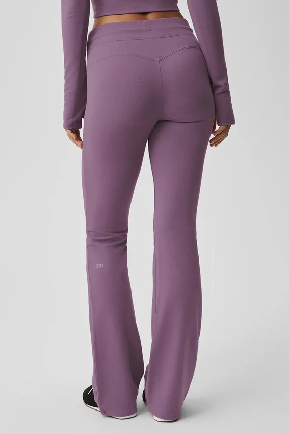 Sway Joggingbroek met bootcut - Plum Kiss