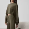 Sway joggingbroek met uitlopende pijpen - Olive Tree