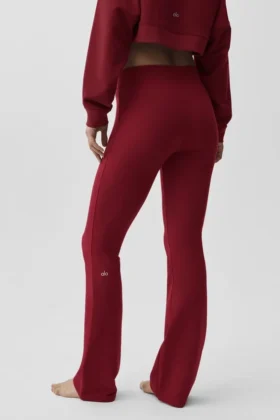 Sway Joggingbroek met wijd uitlopende pijpen – Summer Romance Red