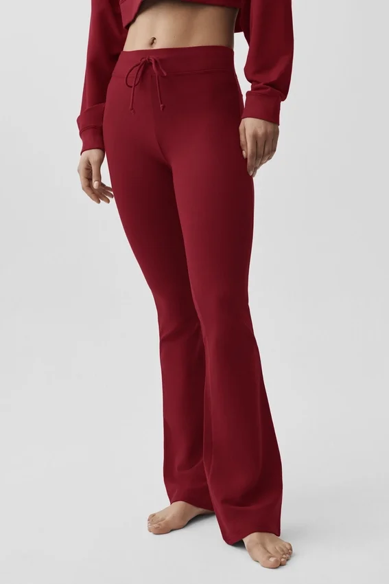 Sway Joggingbroek met wijd uitlopende pijpen - Summer Romance Red