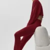 Sway Joggingbroek met wijd uitlopende pijpen - Summer Romance Red