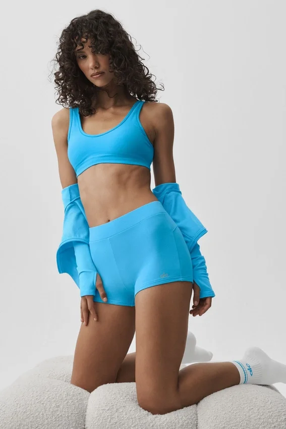 Sway My Way Micro Korte broek - Azuurblauw