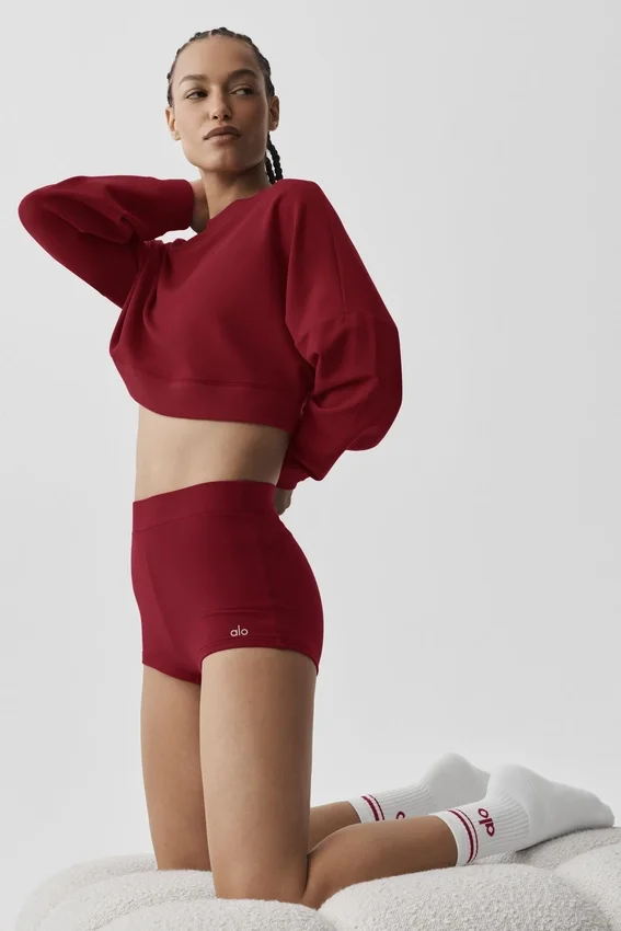 Sway My Way Micro Korte broek - Summer Romance Red
