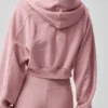 Sweet Escape hoodie met rits - Vintage Pink