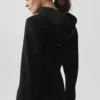 Sweet Escape hoodie met ritssluiting - Zwart