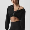 Sweet Escape hoodie met ritssluiting - Zwart