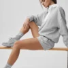 Take It Easy Henley-trui met lange mouwen - Athletic Heather Grey/White