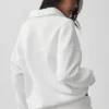 Take It Easy Henley-trui met lange mouwen - Wit