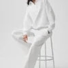 Take It Easy Henley-trui met lange mouwen - Wit
