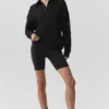 Take It Easy Henley-trui met lange mouwen - Zwart