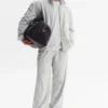 Takeaway Track broek met rechte pijpen - Titanium