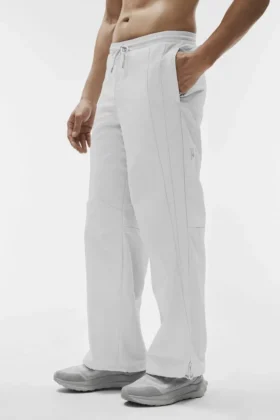 Takeaway Track broek met rechte pijpen – Titanium