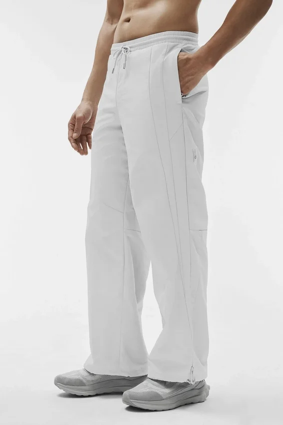 Takeaway Track broek met rechte pijpen - Titanium