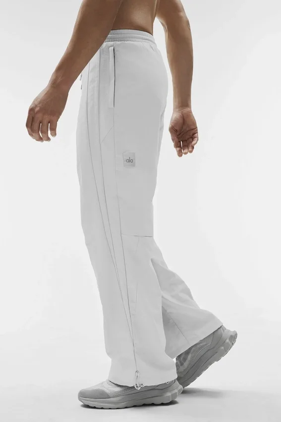 Takeaway Track broek met rechte pijpen - Titanium