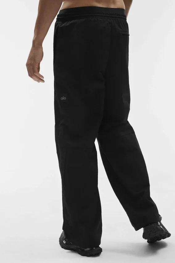 Takeaway Track broek met rechte pijpen - Zwart
